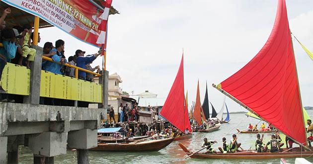 Pacu Ketinting Meriahkan HUT RI di Bulang